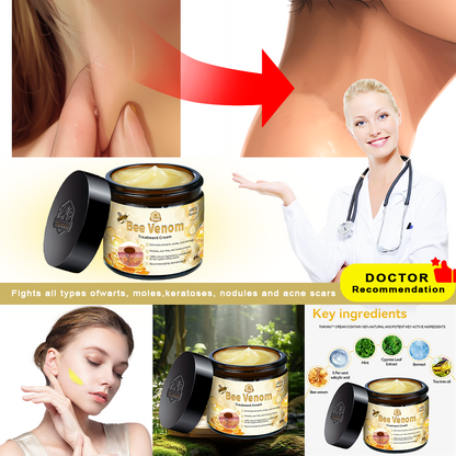 Turonu™ Bee Venom Skin Cream is approved by the Irish Association of Dermatology (IAD) (helps treat acne, warts, rosacea, psoriasis, age spots, eczema and reduces the appearance of stretch marks)👩‍⚕️✅